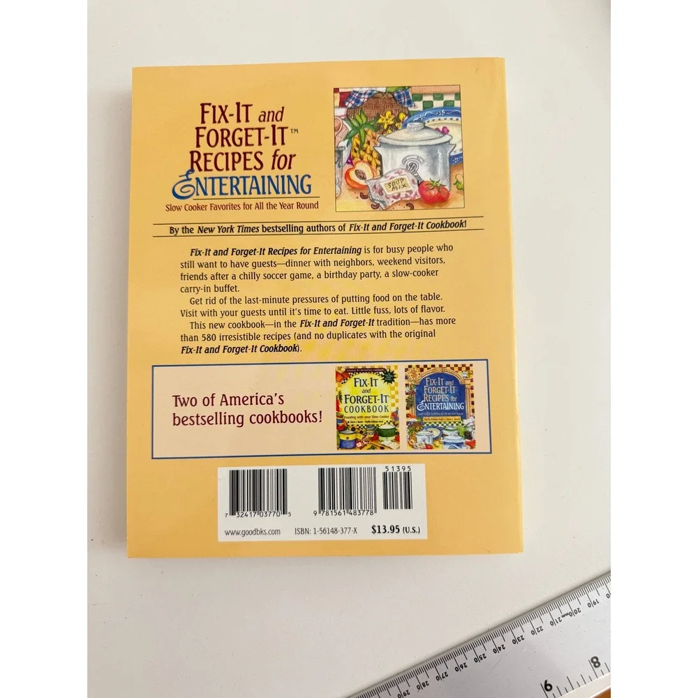 Fix-It and Forget-It Recipes for Entertaining Slow Cooker Cookbook Good Ranck